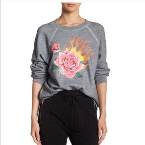 NWT Wildfox burning rose pullover 🌹🏳️‍🌈